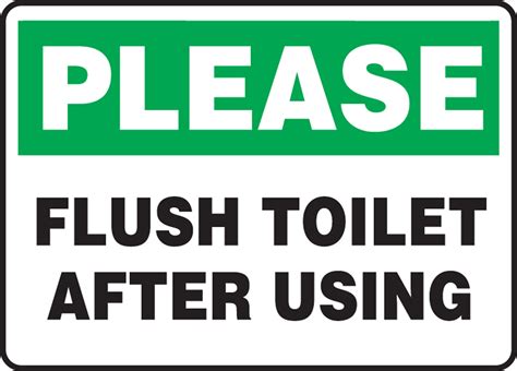 Flush The Toilet Printable
